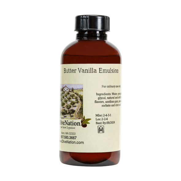 4 ounce bottle of Butter Vanilla Emulsion