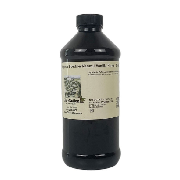Madagascar Bourbon Natural Vanilla Flavor, 4 Fold 16 fl oz