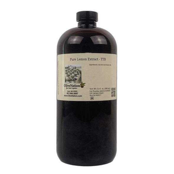 Pure Lemon Extract - TTB 32 fl oz