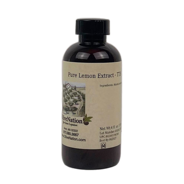 Pure Lemon Extract - TTB 4 fl oz