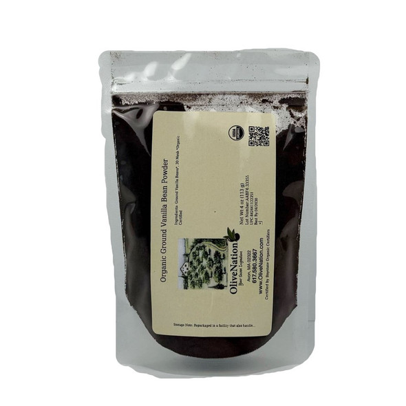 Packaged Organic Ground Vanilla Bean Powder