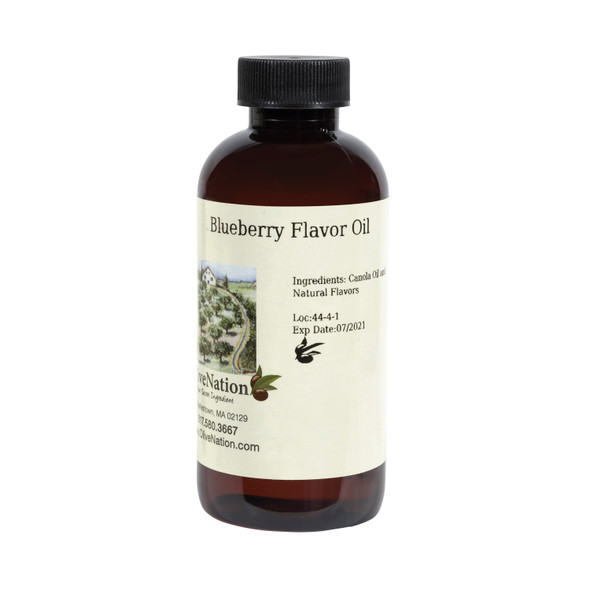 4 ounce bottle of Blueberry Flavor Oil