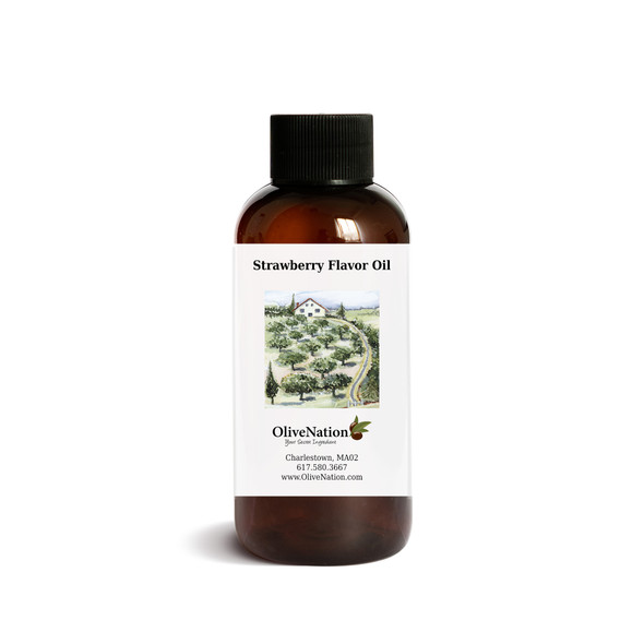 4 ounce bottle of Strawberry Flavor Oil