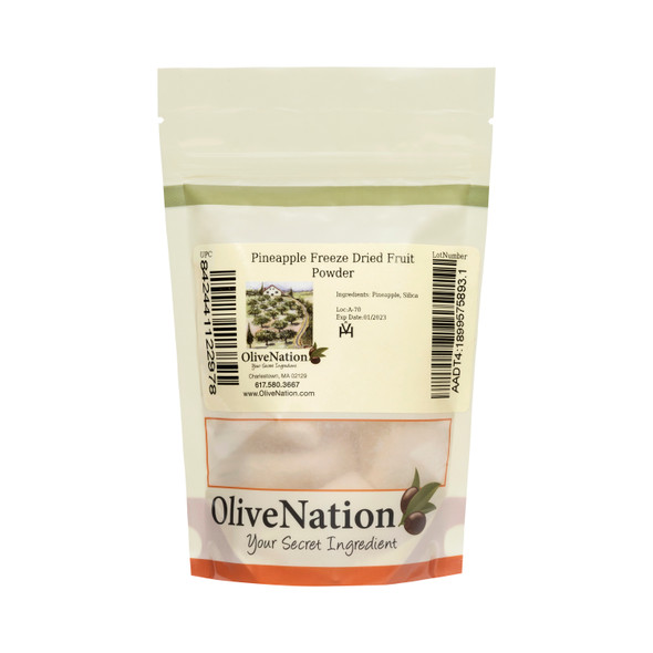 Packaged Pineapple Freeze Dried Fruit Powder