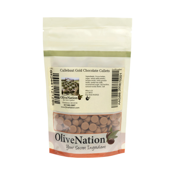 Packaged Callebaut Gold Chocolate Callets
