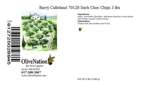 Barry Callebaut 70128 Semi sweet dark chips
