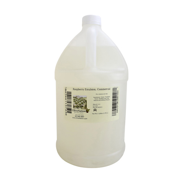 Gallon Jug of Raspberry Emulsion