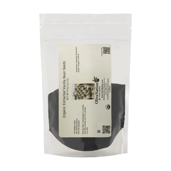 Extracted Vanilla Bean Seeds, Organic