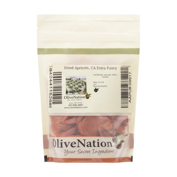 Packaged Dried Apricots, CA Extra Fancy