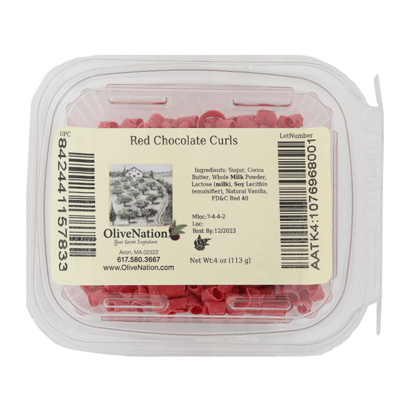 Red Chocolate Curls