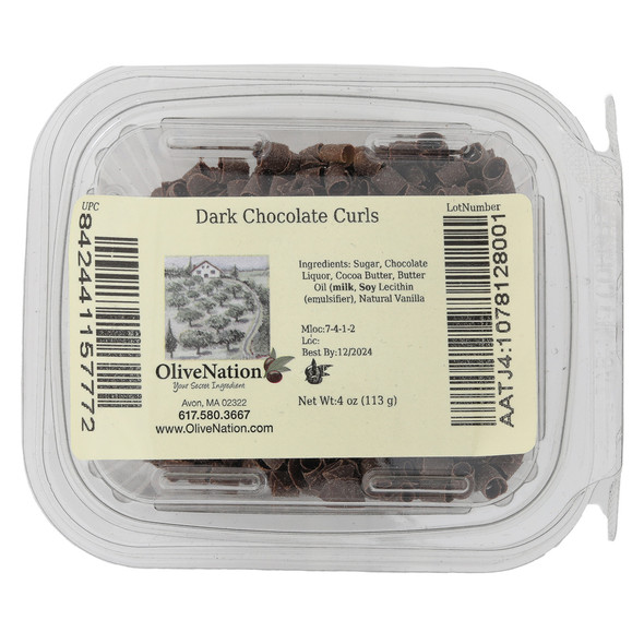 Dark Chocolate Curls