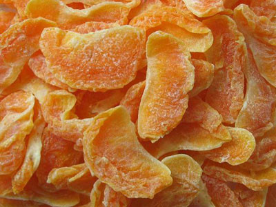 Tangerine-Mandarin Oranges Wedges, Dried