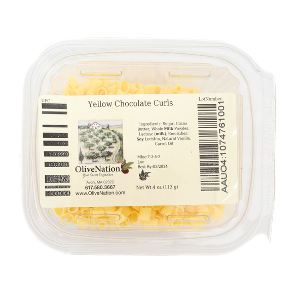 Yellow Chocolate Curls