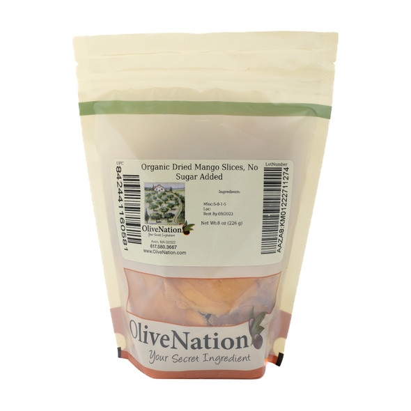 No Sugar Dried Mango Slices, Organic