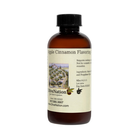 4 ounce bottle of Apple Cinnamon Flavor