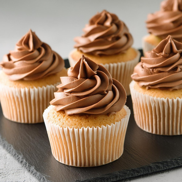 Cupcakes with Chocolate Frosting