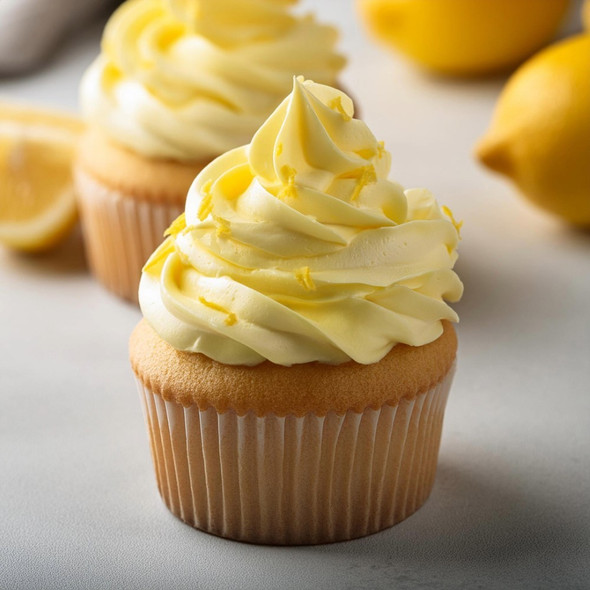 Cupcake with Lemon Frosting