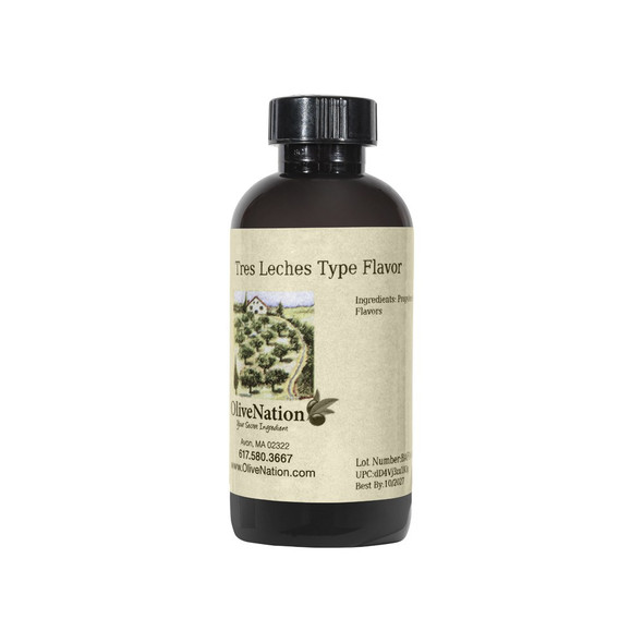 4 ounce bottle of Tres Leches Cake Flavor Extract
