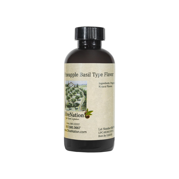 4 ounce bottle of Pineapple Basil Flavor Extract