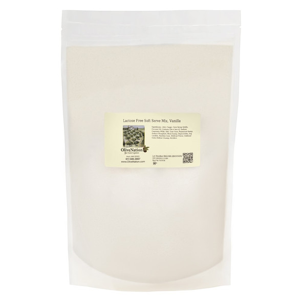 Vanilla Soft Serve Mix, Lactose Free