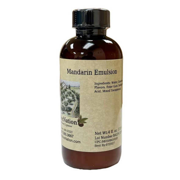 4 ounce bottle of Mandarin Emulsion