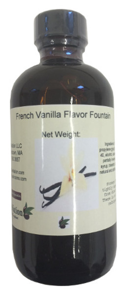 4 ounce bottle of French Vanilla Flavor Fountain