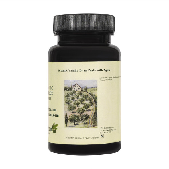 Organic Vanilla Bean Paste, Agave Base