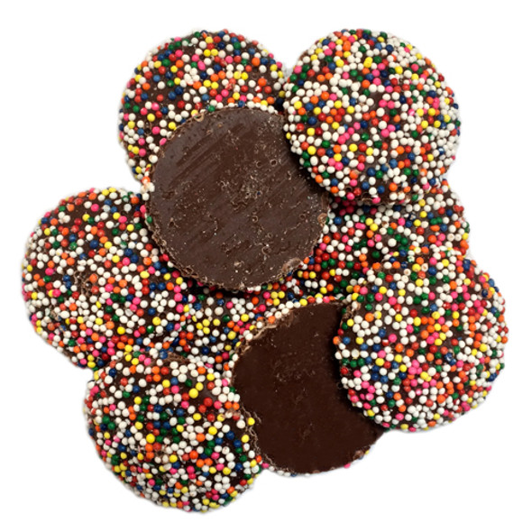 Milk Chocolate Non Pareils, Rainbow