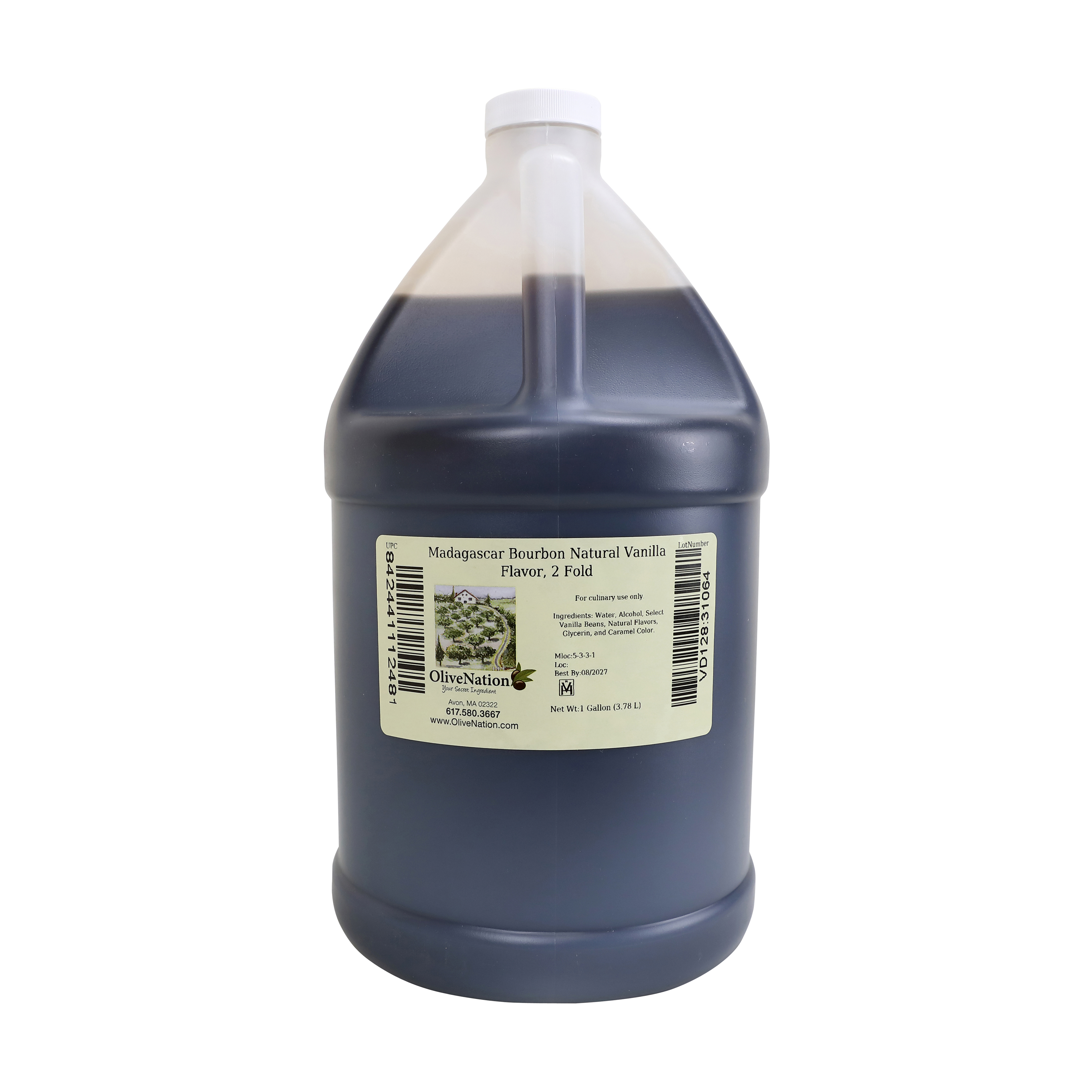 Madagascar Bourbon Natural Vanilla Flavor, 2 Fold