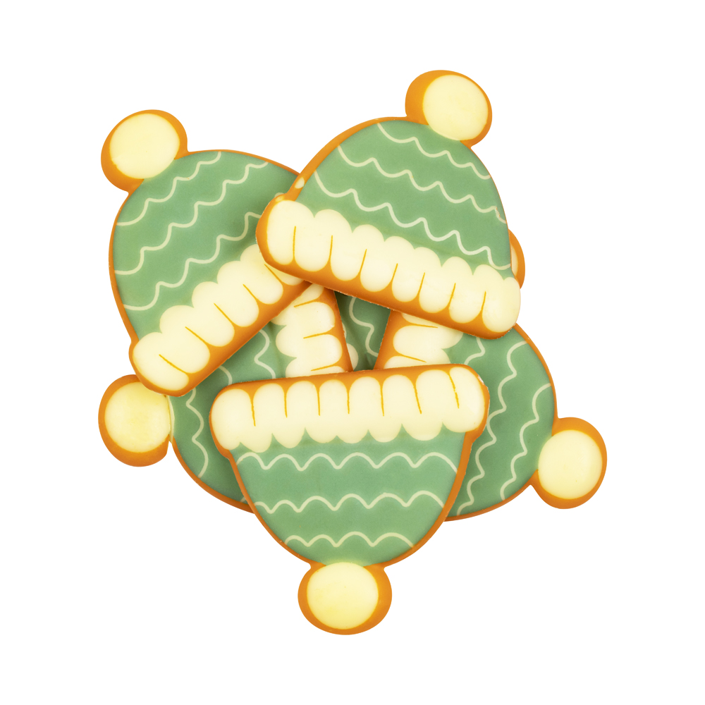 White Chocolate Winter Hat Cookie