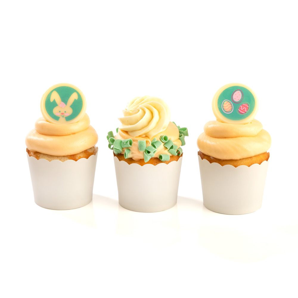 White Chocolate Easter Candy Toppers