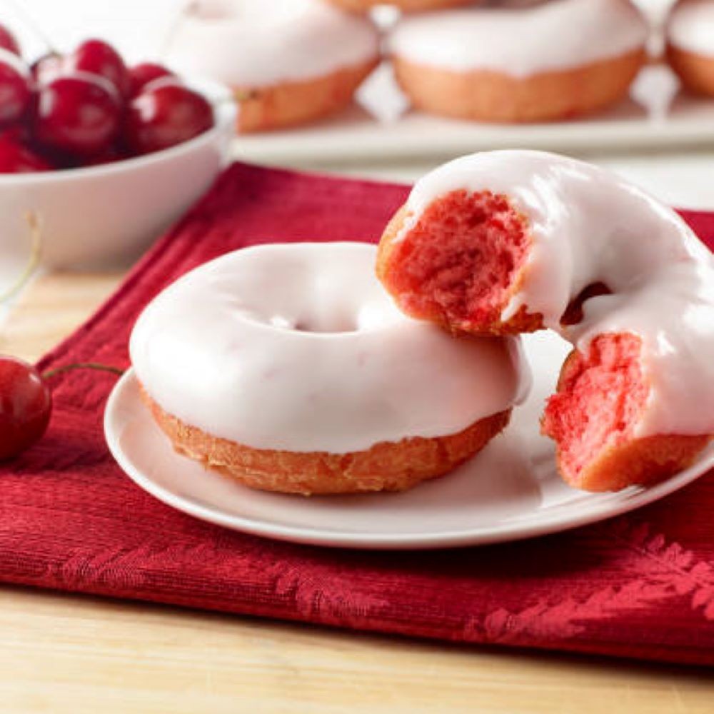 Cherry Flavor Cake Donut Mix