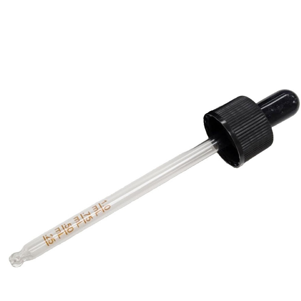 1ml Glass Dropper Cap for 4oz Boston Bottle