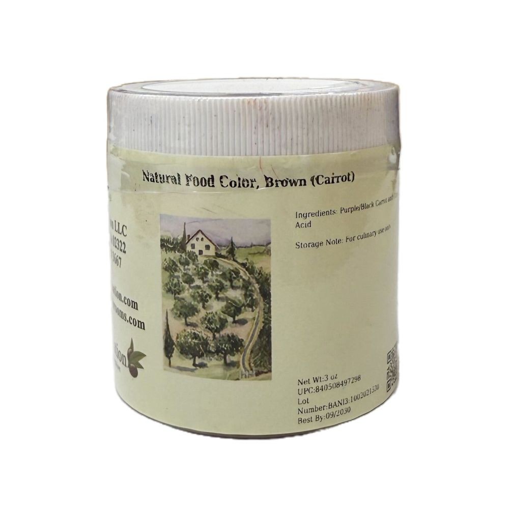 Natural Powdered Food Color, Brown (Carrot)