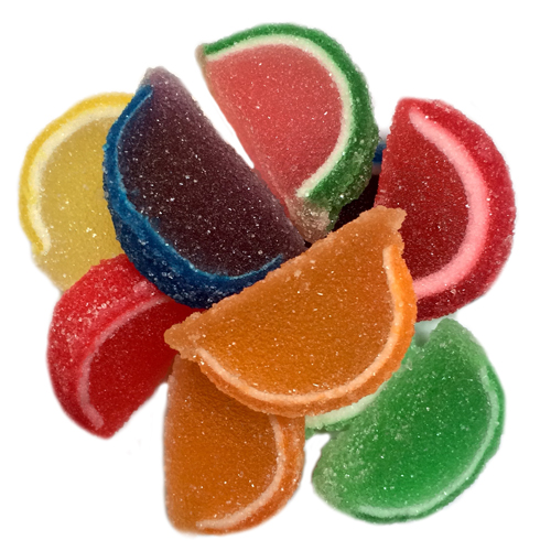Fruit Jelly Slices, Assorted Mini
