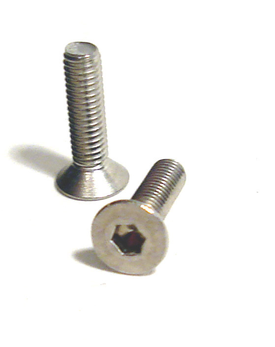 3mm x 12mm Stainless Steel Flat Head Cap Screw R/C Raven Inc