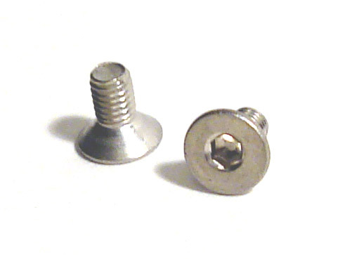 3mm X 6mm Stainless Steel Flat Head Cap Screw R/C Raven Inc