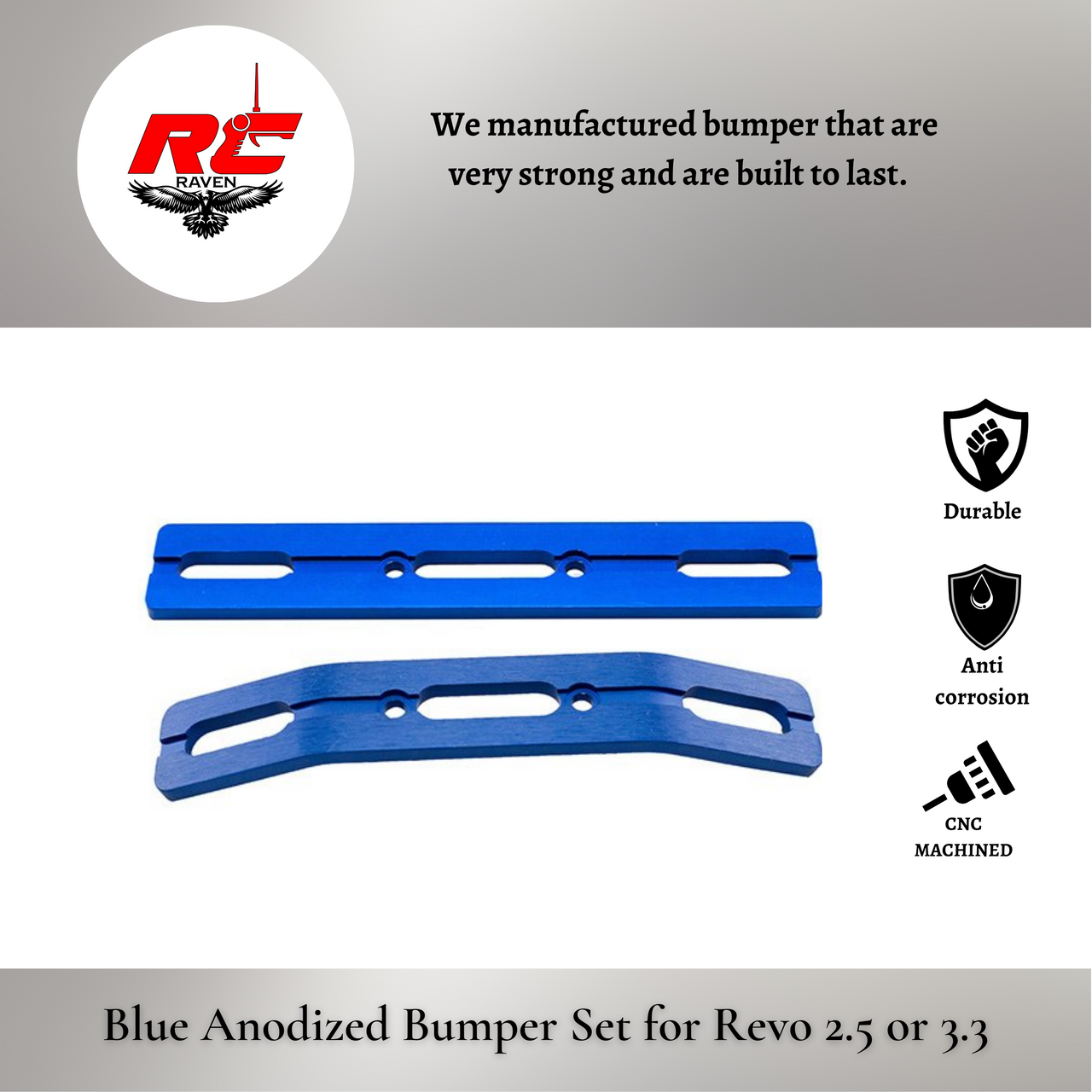 RC Raven RC Aluminum Parts and Accessories for Revo 2.5 or 3.3 E- Revo ...
