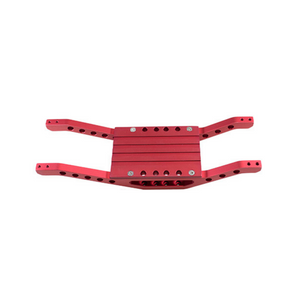 Emaxx 3906 original chassis bottom braces Red anodized with free center skid Emaxx 3906 original chassis bottom braces Red anodized with free center skid