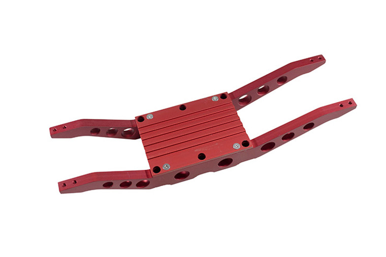 E-Maxx 3903 3905 or 3908 Red anodized aluminum bottom braces