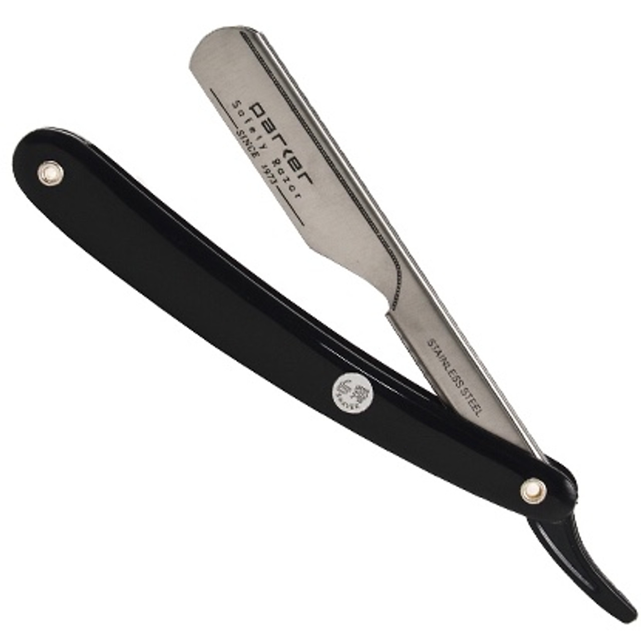 Parker PTB Push Type Blade Load Straight Edge Barber Shavette Razor
