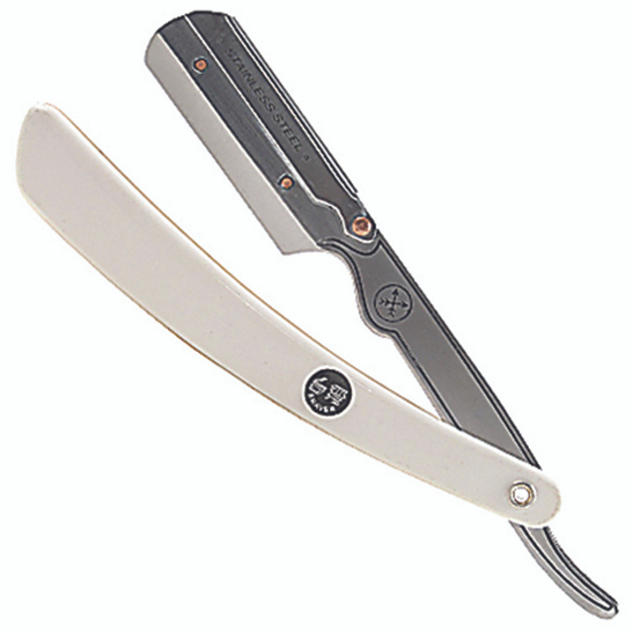 Parker SRW Stainless Steel Straight Edge Barber Razor & 100