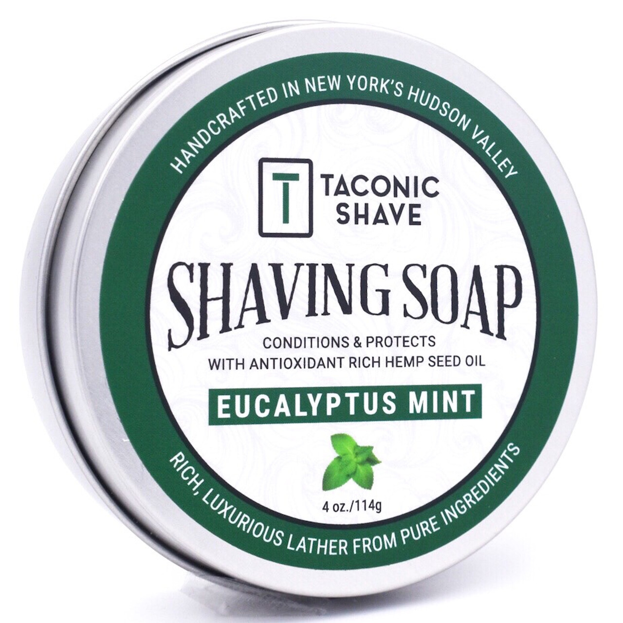 Shaving Soap & Brush, Eucalyptus Spearmint