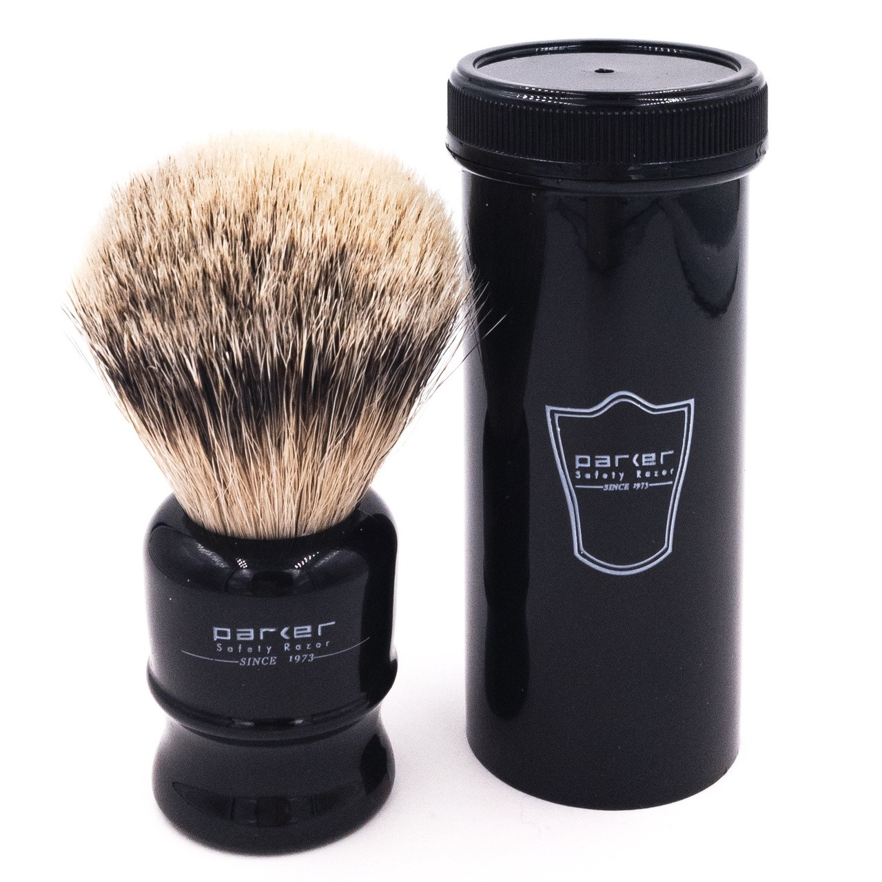 Parker Safety Razor Silvertip Shave Brush - Thumbnail 3