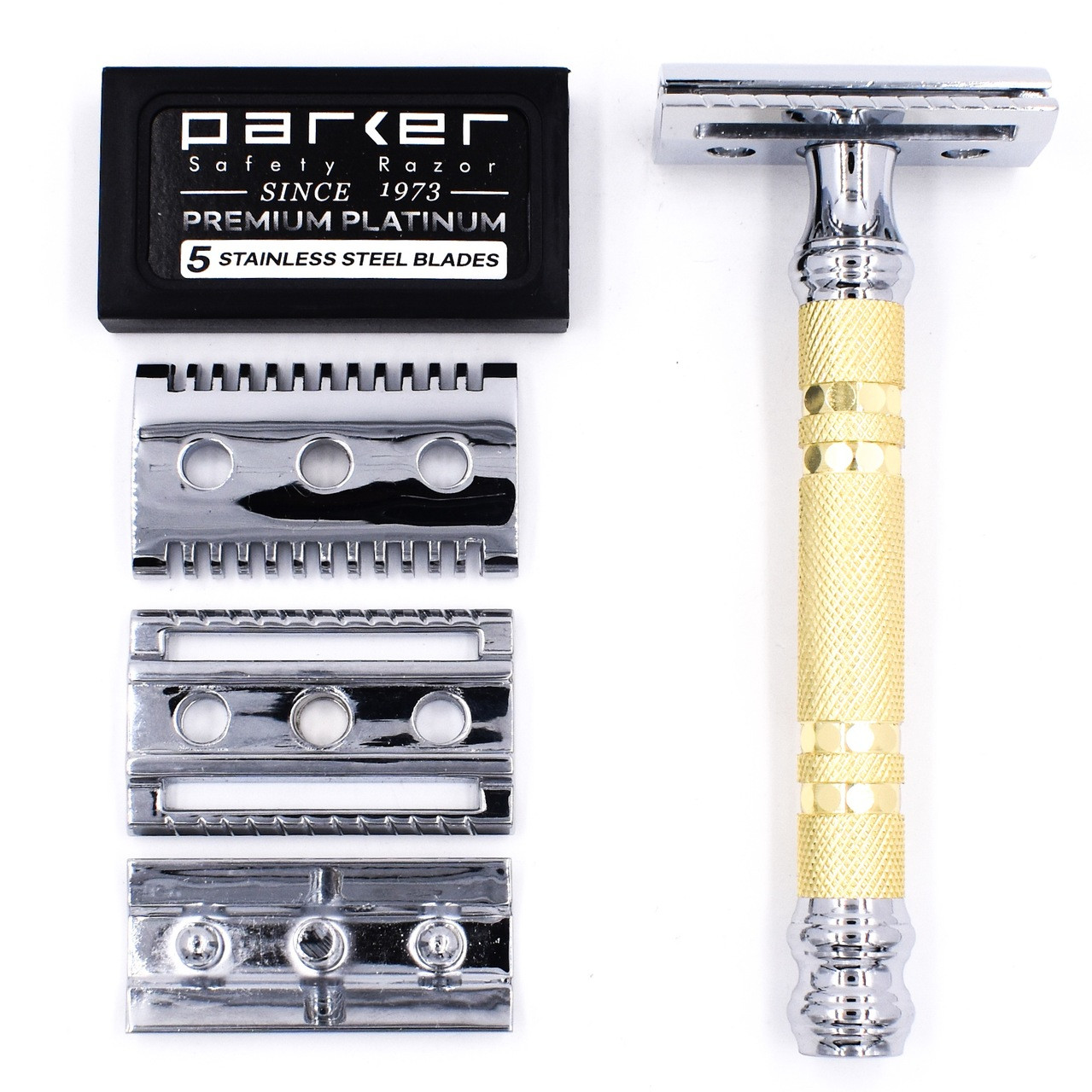 おじこんヘンダーソン、カブレラオルティズ、ロビンソントムシーバージョンソン Safety Razor: Parker Convertible with Open/Closed Comb Plate
