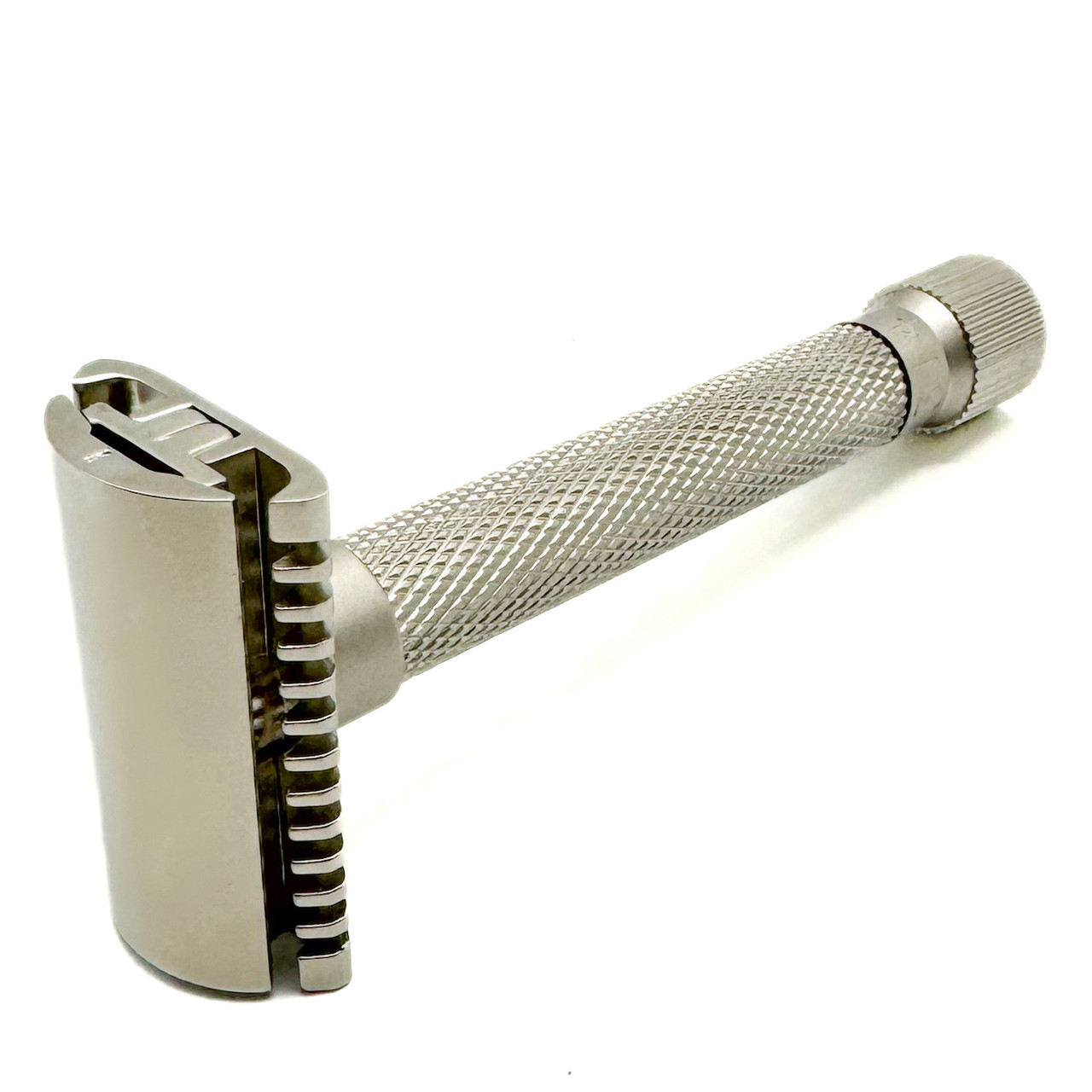 Parker Variant Adjustable Safety Razor Open Comb - Satin Chrome