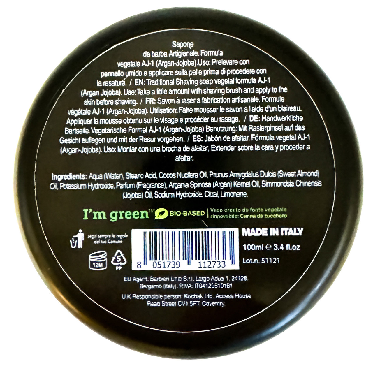 The Goodfellas' smile Shave Soap Royal Lime