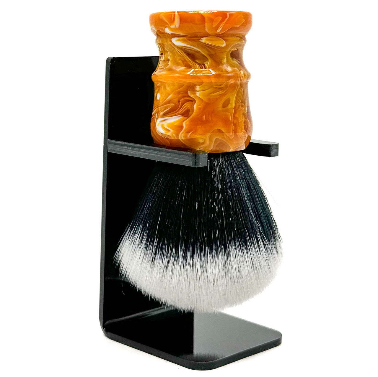 Parker Solar Storm Tuxedo Knot Synthetic Shaving Brush & Stand
