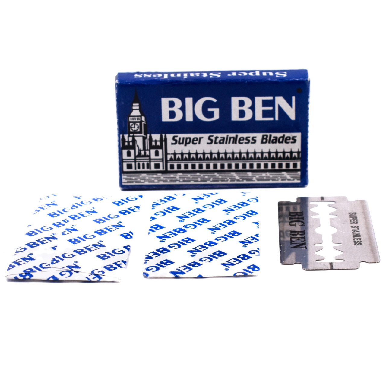 Big Ben Super Stainless Double Edge Blades- 100 Count (20x5)