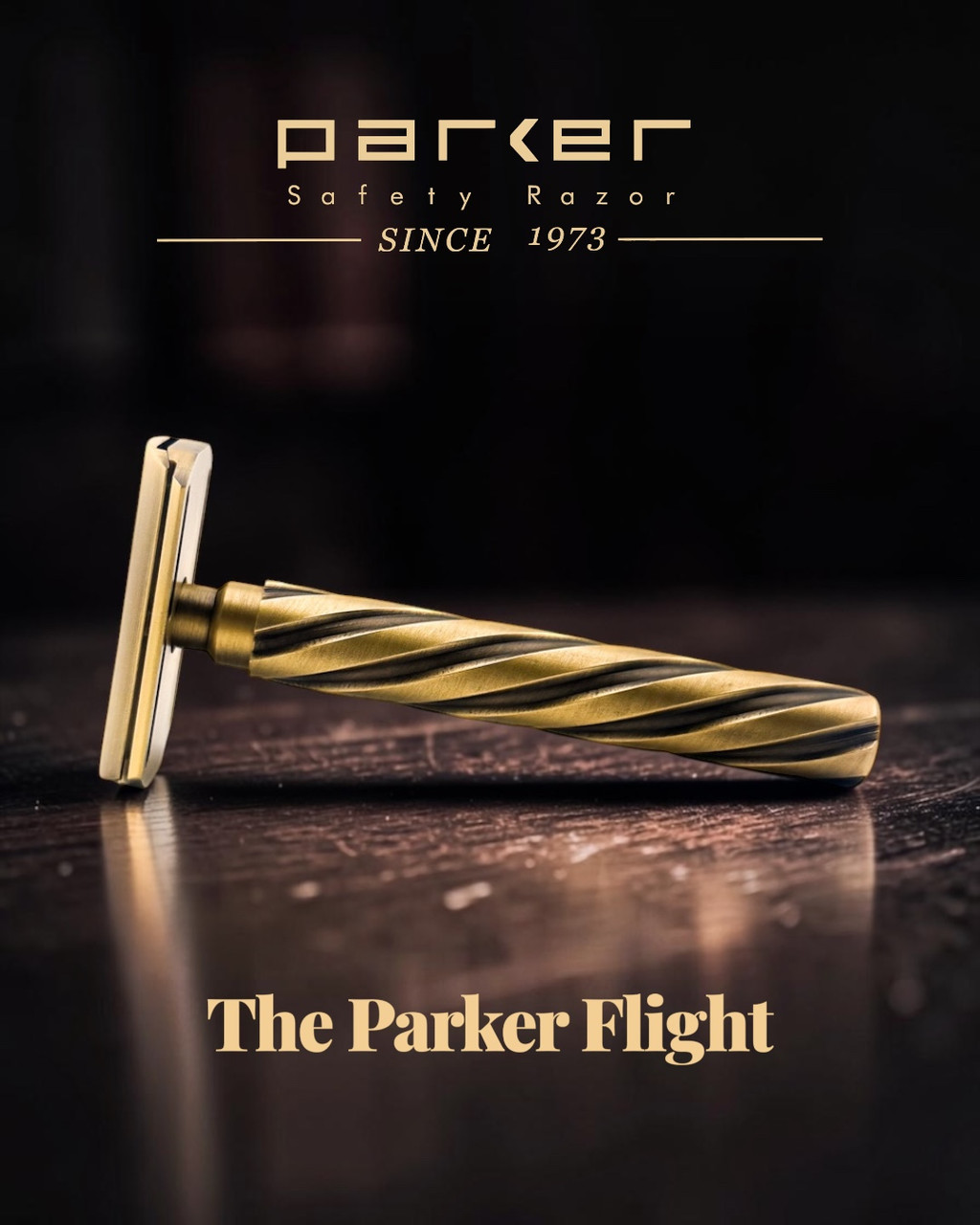 Parker flight 両刃カミソリ Parker Flight All Brass Safety Razor